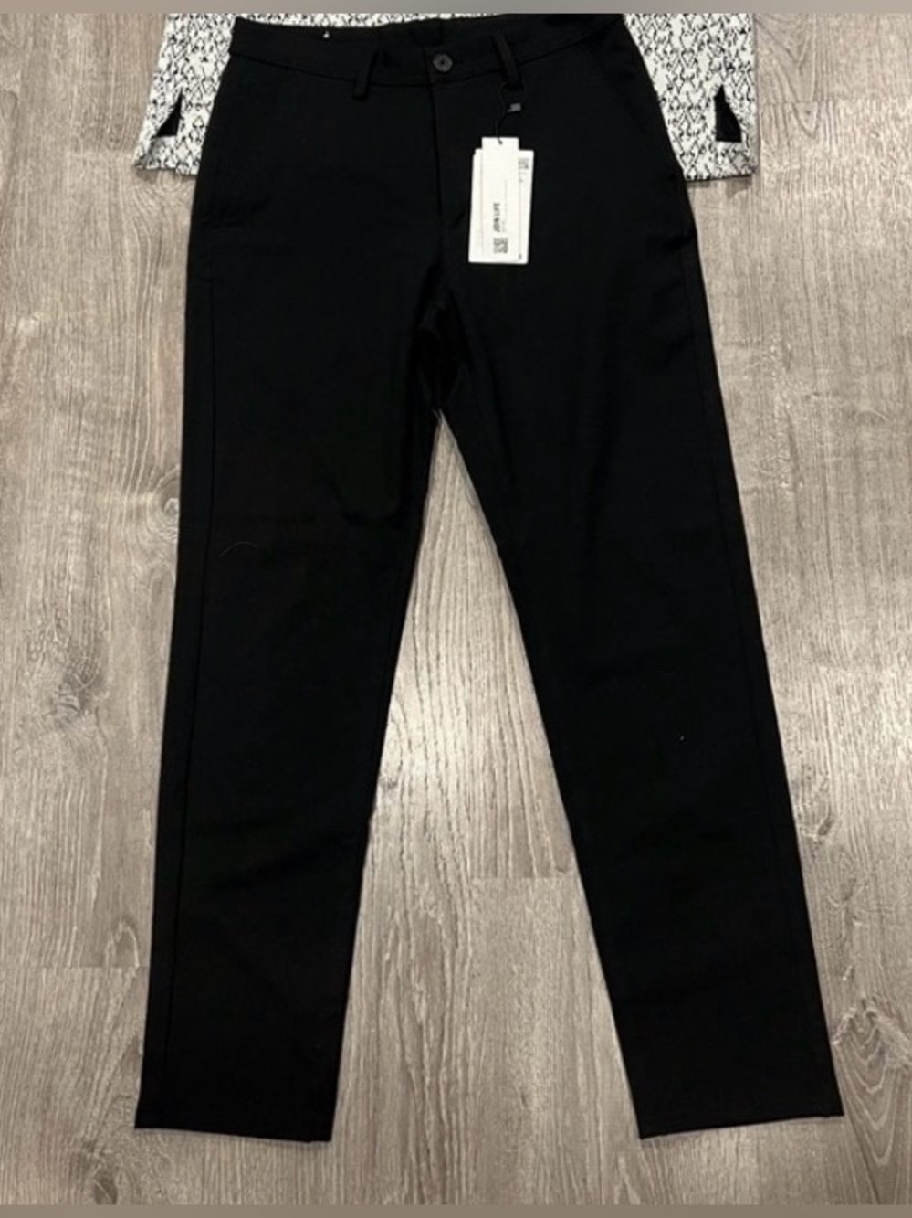 Zara Women's Melange Black Slim Leg Pants size 30
